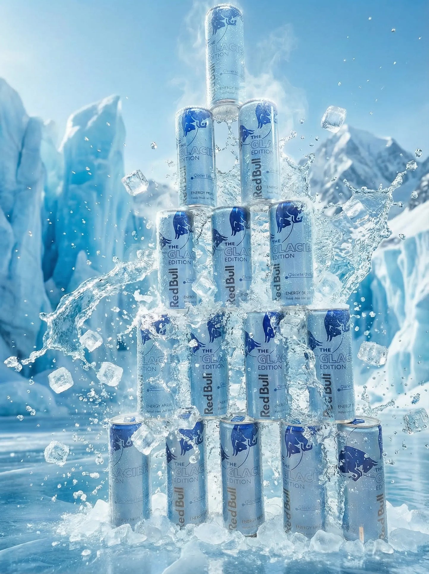 Red Bull - Glacier Edition Gletschereis