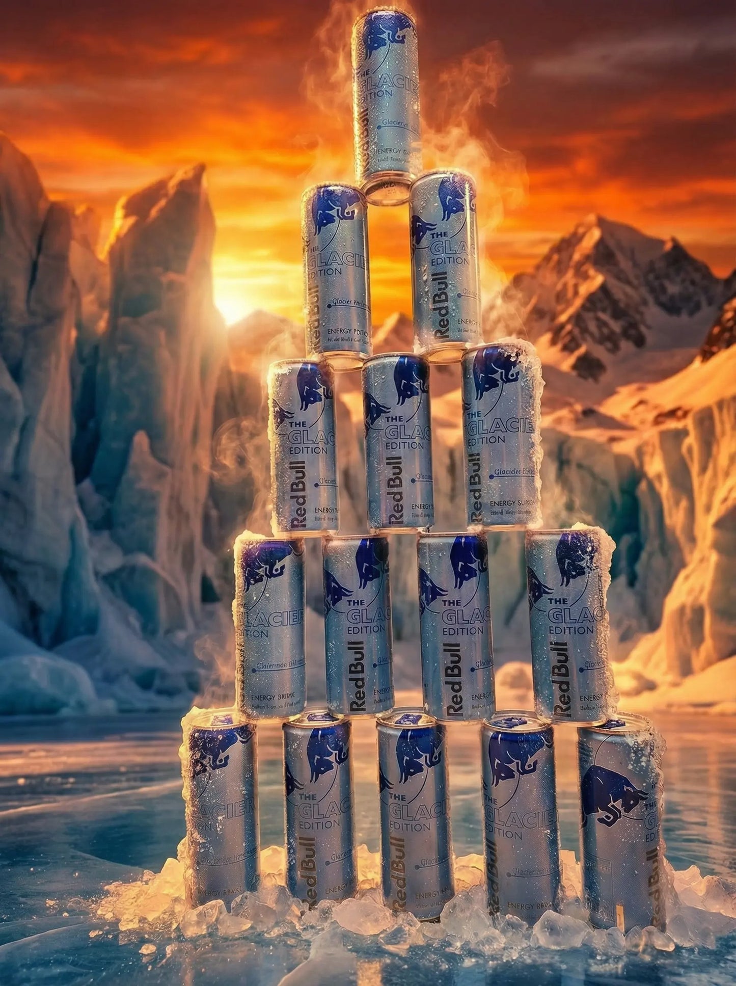 Red Bull - Glacier Edition Gletschereis